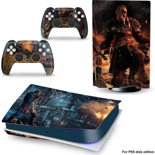 New Film PS5 Standard Disc Edition Skin Sticker Decal Cover for PlayStation 5 Console & Controller PS5 Skin Sticker Vinyl