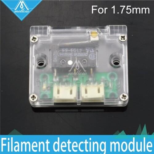New!3D Printer Part filament runout monitor sensor Material detection module 1.75mm filament detecting module for Kossel,Reprap