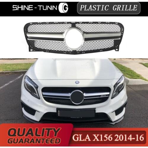 Front Grille suitable for M-B gla GRILLE GLA180 GLA200 GLA250 GLA45 GLA CLASS 2014 -16 ABS X156 MESH