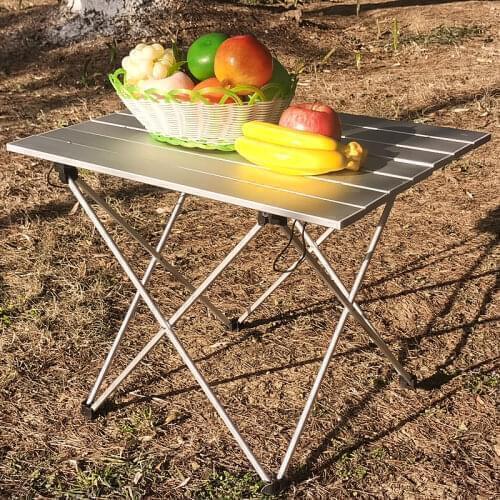 Portable Table-Furniture Desk Folding Picnic Traveling Hiking Aluminum-Alloy Outdoor Desk