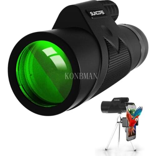 12X42 Professional Spotting Scope HD BAK4 Prism High Power Spotting Scope Night Vision Waterproof Binoculars for Outdoor Hunting