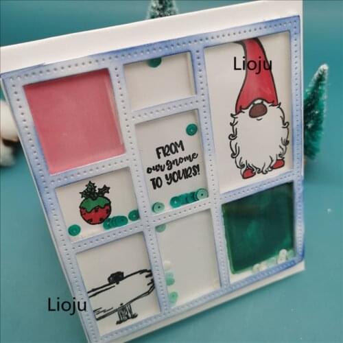 Frame Metal Cutting Dies Circle Stencils For DIY Scrapbooking Embossing Paper Wedding Cards Die Cuts Photo Album Making Craft