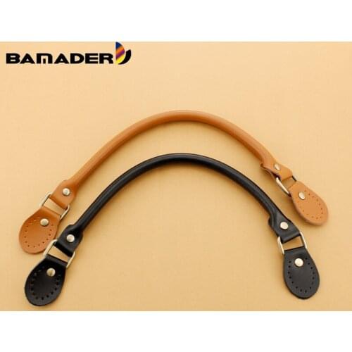BAMADER Obag Handle Strap DIY Replacement Accessories Bag Belt Detachable Leather Handle Wrist Band 42cm Hand Stitch Handle Belt