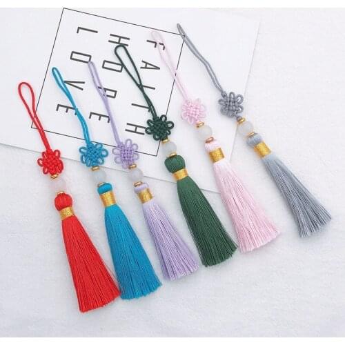 DIY Handmade Tassel Accessories Curtain Chinese knot Tassel Hanging Pieces Craft Supplies Tassel Pendant Decoration Fringe
