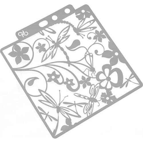 Dragonfly Stencils Template Painting Scrapbooking Embossing Stamping Album Craft 62KD