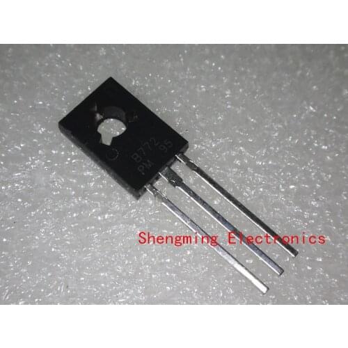 100PCS B772 2SB772 TO-126 transistor