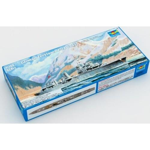 Trumpeter 05790 1/700 Destroyer German Zerstorer Z-28 1945 Battleship Model TH06860-SMT6