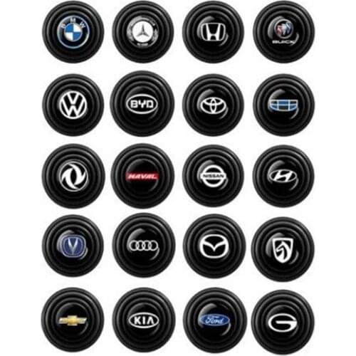 1 PCS Car door Shock-absorbing And Silent Gasket With Car Logo General Closing Features Using this car door shock-absorber