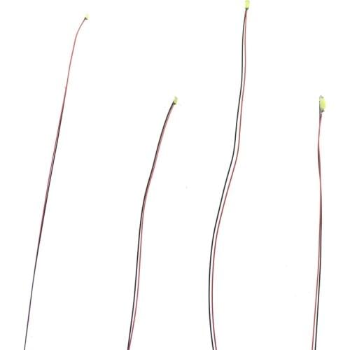 10pcs 0805 SMD LED HO N Scale Color Pre-soldered Micro Litz Wired Leads Light For Sand Table Train Layout Diorama