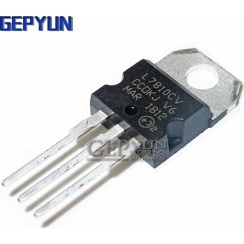 10PCS L7810CV TO220 L7810 TO-220 7810 LM7810 MC7810 voltage regulator IC stabilivolt voltage-regulator tube Gepyun