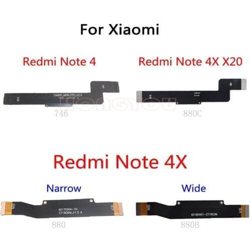 10PCS/Lot For Xiaomi Redmi NOTE 4 4X X20 LCD Main Board Connect Motherboard Flex Cable