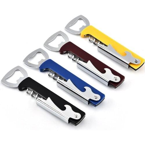 100Pcs Multifunctional bottle opener beer opener gift for wine lovers red wine wine bottle opener kitchen bar tool accessories