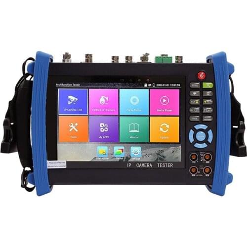 1920*1200 7" CCTV Tester Monitor HDMI 1080P I/O H.265 IPC 4K IPC Analog+IP Camera Tester,DC12V Onvif POE Wifi PTZ IPC-6800 Plus