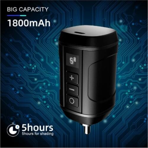 2020 New Arrival wireless Mini power supply for tattoo machine Pen DC RCA AUDIO Connector fonte Tattoo machine charger