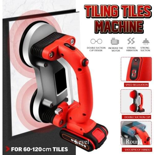 60-120mm Tiling Tiles Machine Tiles Vibrator Suction Cup Adjustable Automatic Floor Vibrator Leveling Tool