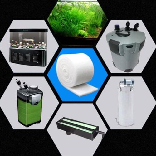 40x100cm White Aquarium Filter Media Pad Biochemical Cotton Foam Thicken Sponge Roll Fish Tank Water Cleaning Supplies Wholesale