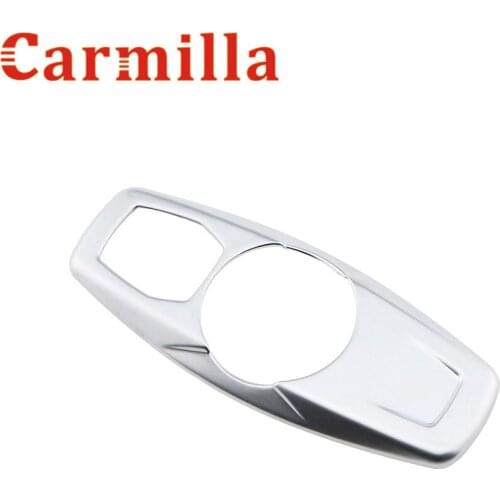 Carmilla Car Interior Rear Fog Lamp Cover Lights Sticker ABS Chrome Quality for Ford New Everest Endeavour Raider 2015 2016 2017