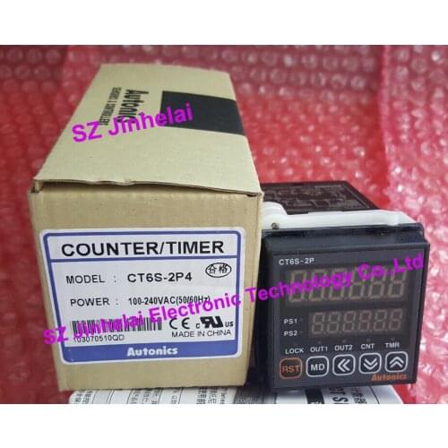 CT6S-2P4 (CT6S-2P) New and original AUTONICS Count relay 100-240VAC счетчик гейгера счетчик моточасов калькулятор мини