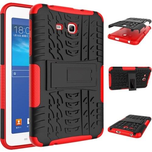For Samsung Galaxy Tab 3 Lite 7.0" Case Hybrid Armor Shockproof Rugged Dual-Layer Cover For Samsung Galaxy Tab 3 Lite T110 T111