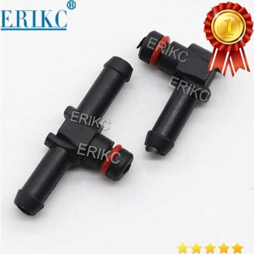 ERIKC Return Oil Backflow Joint Pipe Two and Three-way for Denso Diesel Cr Parts Fuel Injector Plastic Connector 10pcs/bag