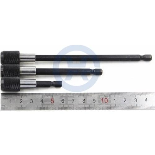 Fixmee 3pc 1/4"Impact Drive Shank Quick Change Holder Hex Bit Drill Chuck Adapter Adaptor