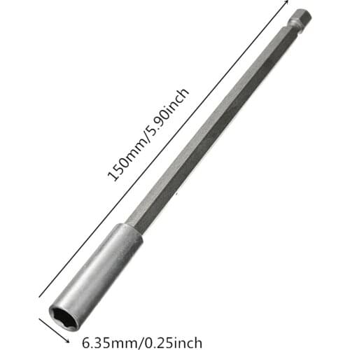 HOT-New 150mm 1/4 Hex Quick Release Magnetic Screwdriver Extension Bit Holder