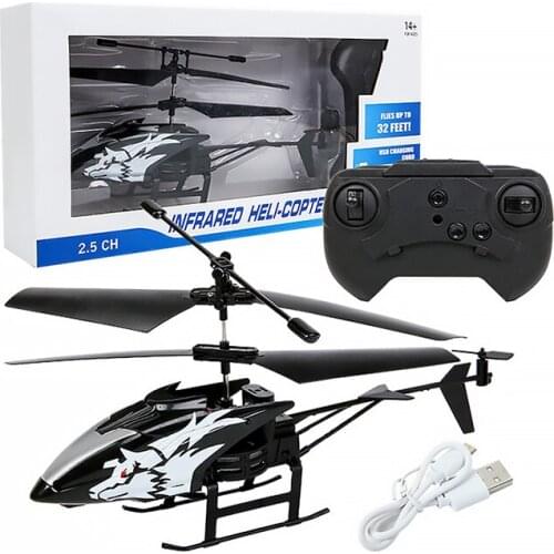 Wireless Remote Control Alloy Aircraft Helicopter Toy Smooth Flight Anti-Collision Children Plane Toys Birthday Gift
