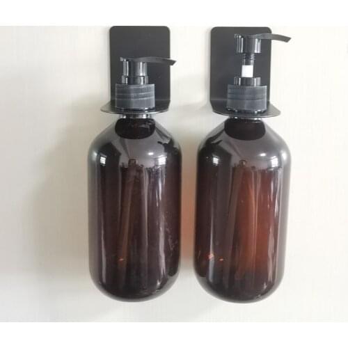 LIUYUE Press Type Lotion Brown Empty Bottle 500ML Bathroom Shampoo Large-Capacity Emulsion Container Liquid Soap Dispenser