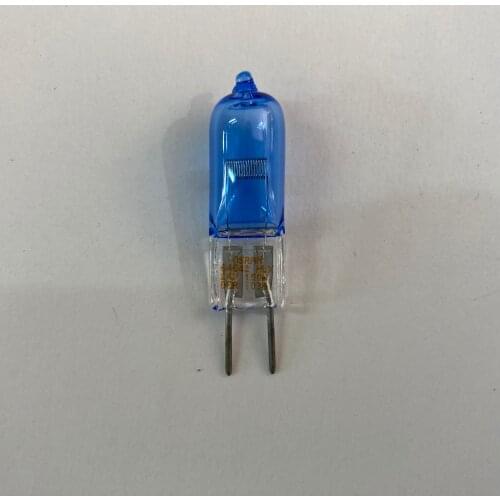 10pcs 64642 24V 150W G6.35 Blue coated halogen light bulb Mediland operating theater surgical lamp shadowless 24V150W