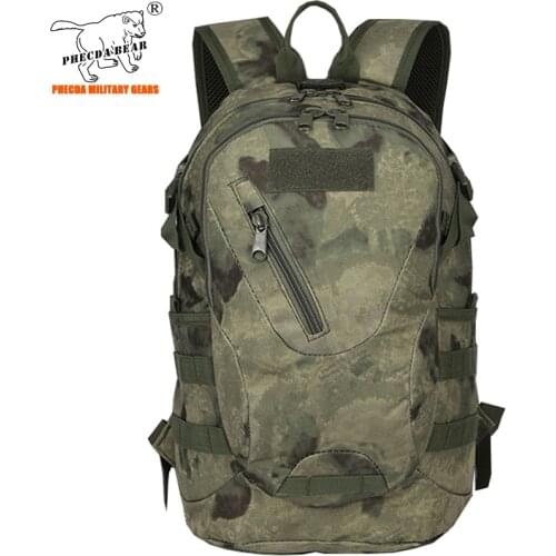 Small tactical backpack Atacs FG camouflage military assault backpack hiking pack cycling bagpack 20l military backpack camping