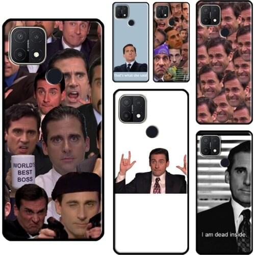 Michael Scott The Office Humor For OPPO A15 A91 A83 A1K A3S A5S A5 A9 A31 A53 2020 A52 A72 Reno 4 Pro 2 Z F7 Phone Case