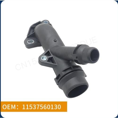 OEM 11537560130 is suitable for BMW E46 E81 E87 E90 X3 automobile water outlet pipe thermostat housing