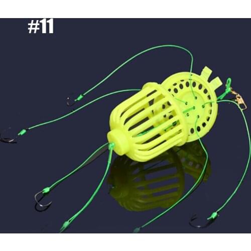 Plastic Fluorescence Hook Cage Fishing Lure Cage Hook Cage Floating Fishing Accessory WHShopping