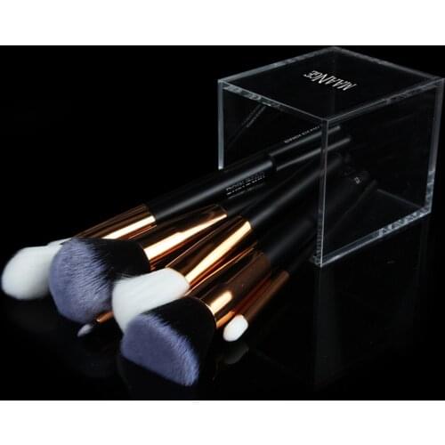 Transparent Acrylic Desk Cosmetic Organiser Brush Pencil Pot Holder Makeup