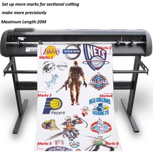 Vicsign 42" HWX1080 Stepping Motor Drivers Vinyl Cutting Plotters Camera Positionning Automatic Contour in Sectional Cutting