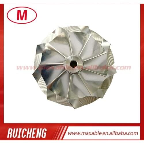 TD03 40.75/56.02mm 9+0 blades high performance turbocharger billet/milling/aluminum 2618 compressor wheel