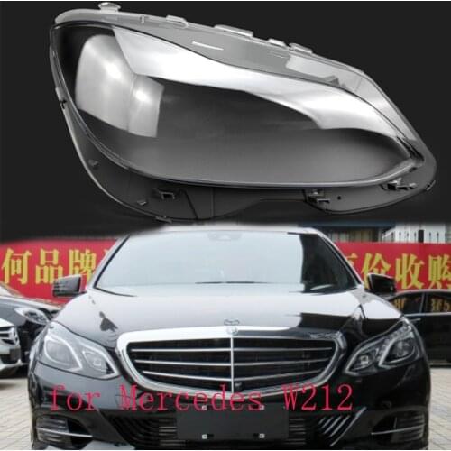 W212 LENS lampshade Lens protection plastic Headlight cover for Mercedes-Benz W212 E200L E260L E280L E300 E350 Transparent glass