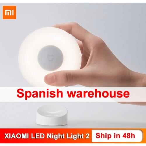 XIAOMI Mijia LED Night Light 2 Magnetic Attraction MI Night Lamp 360 Degree 2 files Adjustable Infrared Body Motion Sensor