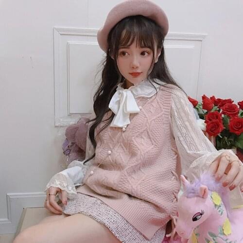 KEQI Bobon21 2018 Autumn Winter Jacket Women Warm Pullovers Vests Sleeveless O Neck Knitted Vest Elegant Casual Sweater Vest