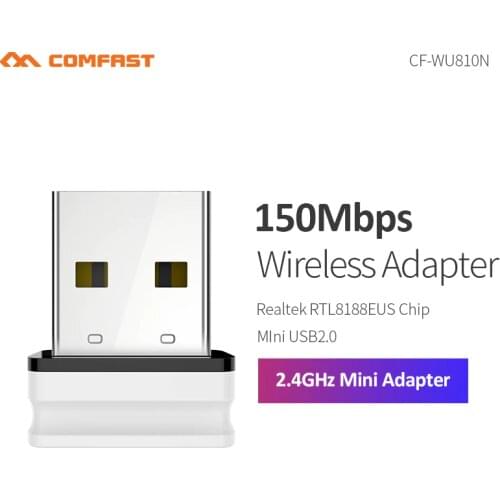 10Pcs 150Mbps Mini USB Wifi Adapter Wifi Receive Wireless USB2.0 Network Card 802.11N For Desktop Laptop MT7601 Wi-Fi Dongle