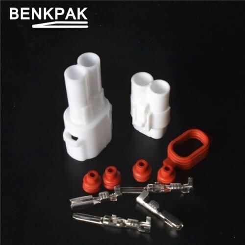 2 Pin/2 Way Waterproof Electrical Wire Connector Male and female Automobile Connector