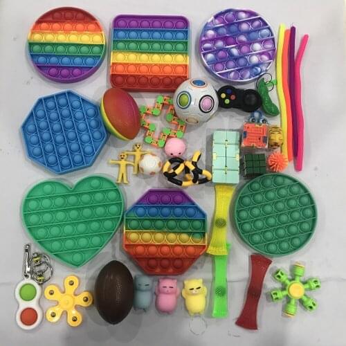 20-25PCS Set Fidget Toys Sensory Tools Bundle Stress Relief Hand Toy Anti-Anxiety