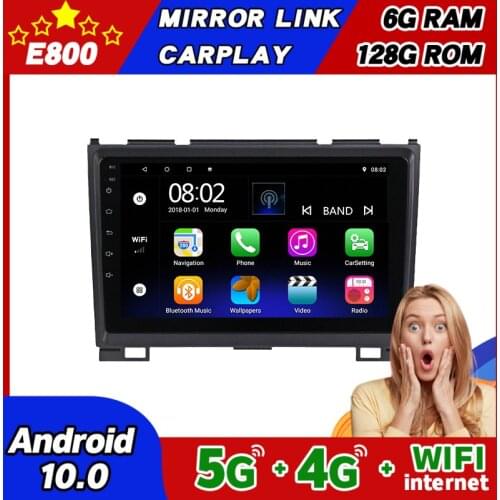 NEW 6GB Ram 128GB Rom 2 Din Car Radio Navigation GPS Player 9 Inch Screen For Haval Hover Great Wall H5 H3 2010-2012 Android 10