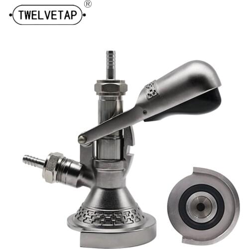TWELVETAP A-type Keg Coupler Draft Beer Dispenser For Home Brew Connectors Coupler Head For Home brew Wine coupler Bar Club