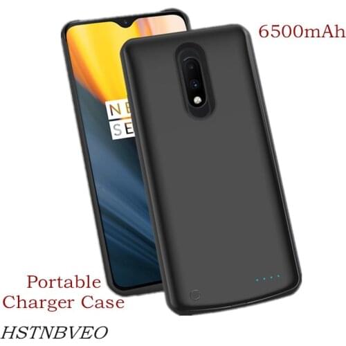 HSTNBVEO 6500mAh Battery Charger Cases For OnePlus 7 Battery Case Charging Power Case Power Bank Case For OnePlus 7 Pro