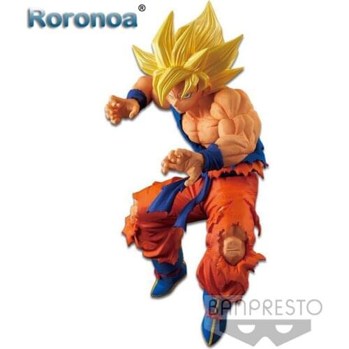 RORONOA Original Banpresto D B Super Goku FES 12 SSJ2 Goku PVC Action Figure Collectible Model Doll Toys Figurals Brinquedos