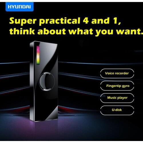 Hyundai E170 originality digital voice recorder voice-activated Dictaphone mini fidget spinner Gyro covert portable MP3 U-disk