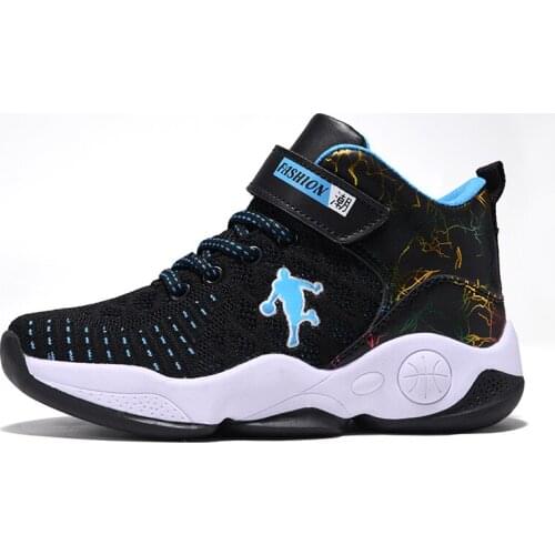 2021 New Children Basketball Shoes for Boys Sneakers Non-slip Casual Kids Shoes Boy Basket Enfant Girls Sneakers Sports Shoes