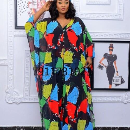 2021 Summer Kaftan Dress Pants Sets 2 Piece Set African Dresses for Women Dashiki Robes Femme Abaya Dubai African Clothes