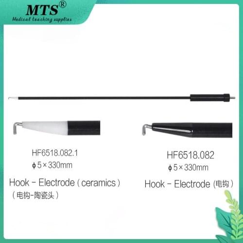 MTS Reusable Laparoscopic Surgical Instruments Monopolar L-type Hook-Electrode medical teaching Surgery Electric Hook